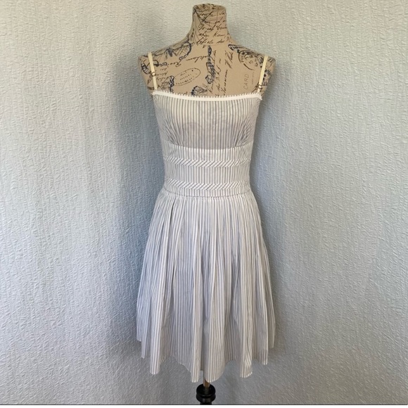 Prada Dresses & Skirts - PRADA Striped Cotton Poplin A-Line Dress (IT 42 / US 6)